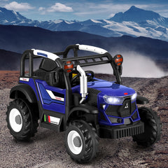 Rigo Kids Electric Ride On Car Off Road Jeep Remote 12V Blue