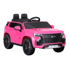 Kids Ride On Car Licensed Chevrolet Tahoe Electric Toys Horn Remote 12V Pink