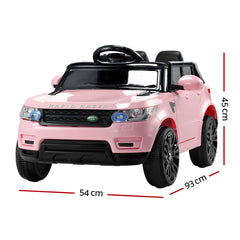 Rigo Kids Electric Ride On Car SUV Range Rover-inspired Cars Remote 12V Pink