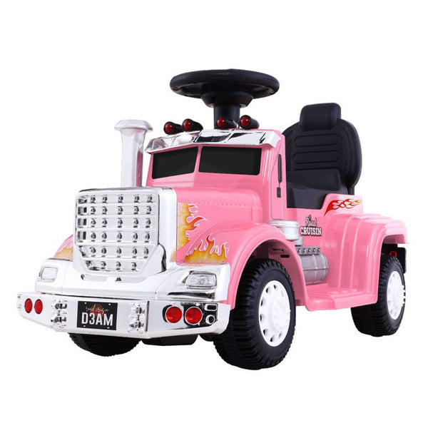 Ride On Truck - Rigo Kids Electric Truck 6V, Pink