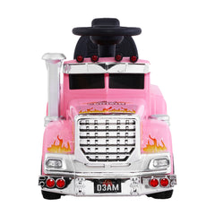 Ride On Truck - Rigo Kids Electric Truck 6V, Pink