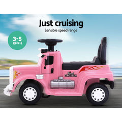 Ride On Truck - Rigo Kids Electric Truck 6V, Pink