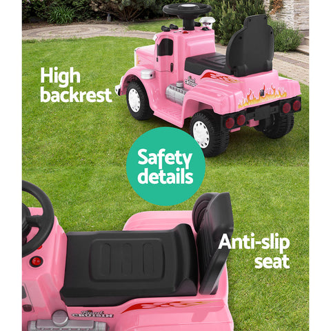 Ride On Truck - Rigo Kids Electric Truck 6V, Pink