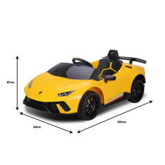 Kahuna Lamborghini Kids Electric Ride-On Car – Yellow Edition