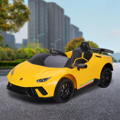 Kahuna Lamborghini Kids Electric Ride-On Car – Yellow Edition