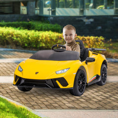 Kahuna Lamborghini Kids Electric Ride-On Car – Yellow Edition