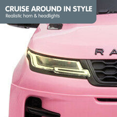 Kahuna Pink Land Rover Licensed Kids Ride On Car