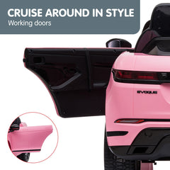 Kahuna Pink Land Rover Licensed Kids Ride On Car