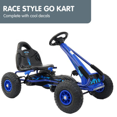 Kids Ride On Pedal Go Kart - Kahuna G95 Blue